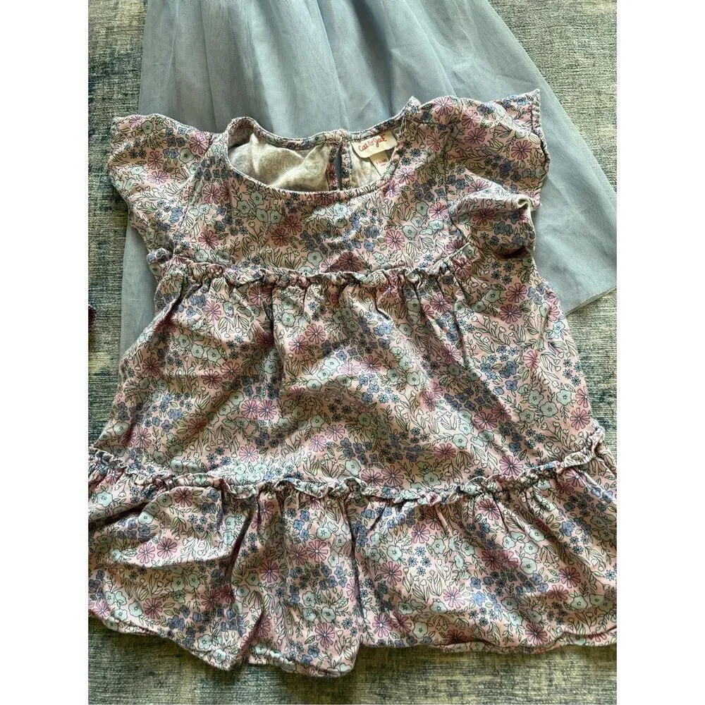 Girls Dress Skirt Tee Shorts Cat & Jack Old Navy Mini Lot All Girls Small